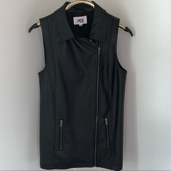 Jack by BB Dakota Moto Biker Vest - Picture 4 of 11